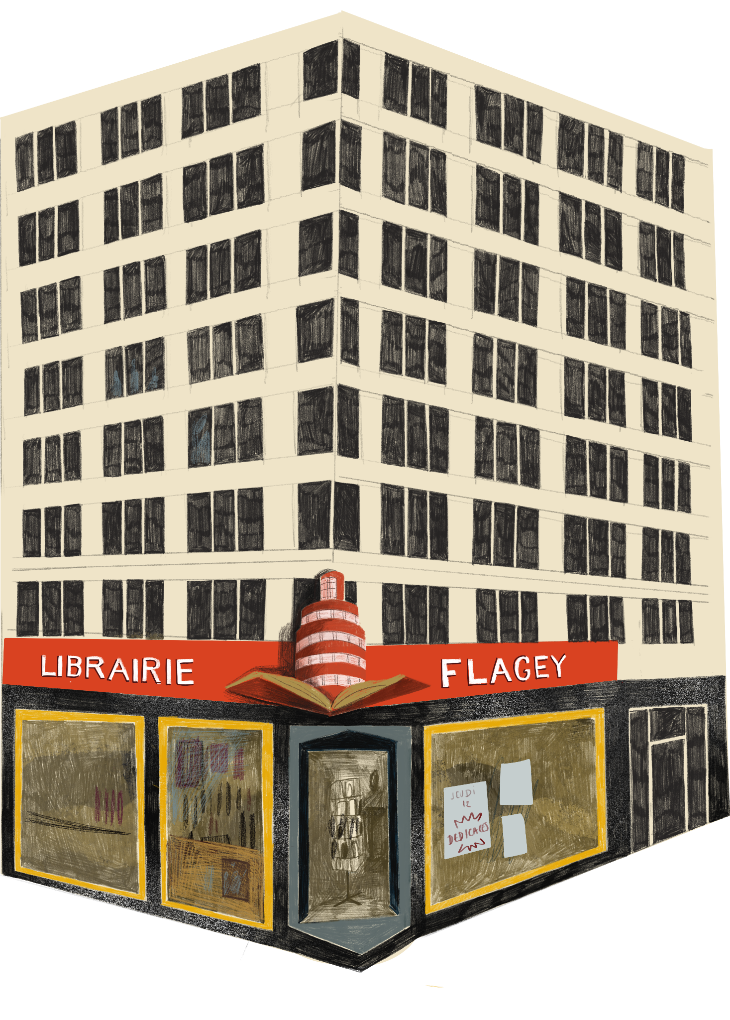 Librairie Flagey -  Ixelles Bruxelles