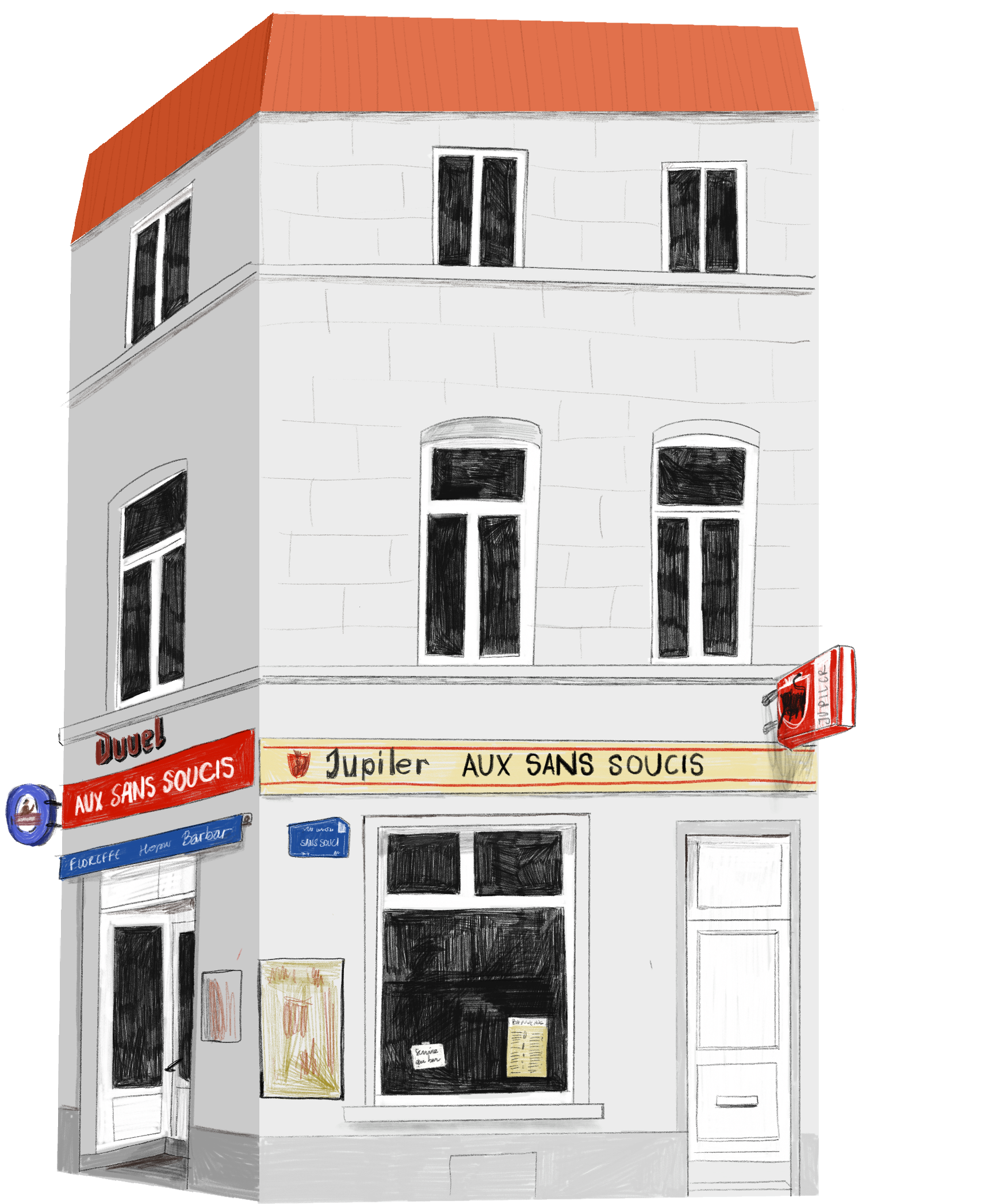 Aux sans soucis -  Ixelles Bruxelles
