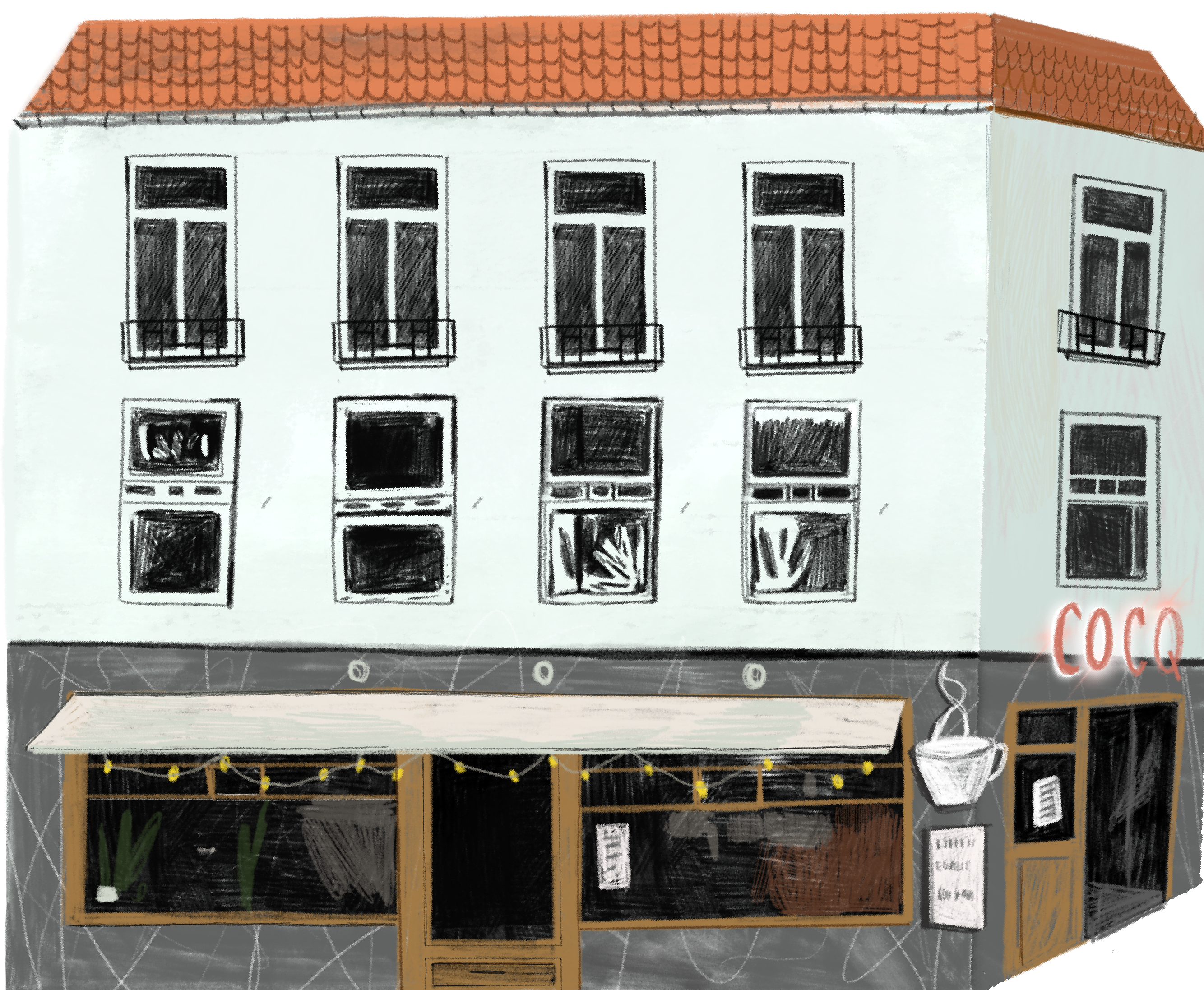 Le ( Frit ) Cocq -  Ixelles Bruxelles